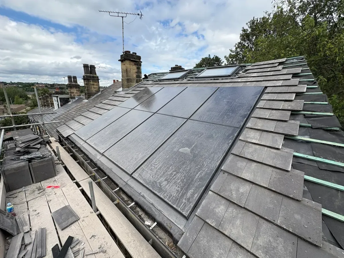 Slate Roof Solar Install